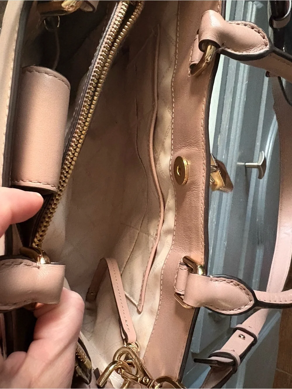 Michael Kors Gramercy Large Logo Satchel Bag